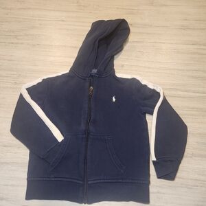 Polo Ralph Lauren Full Zip Jacket Youth Navy Boys Size 7 B5